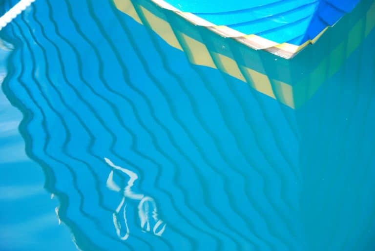 Italy, Muggia – pattern on water, Feb. 2014 (Trieste)