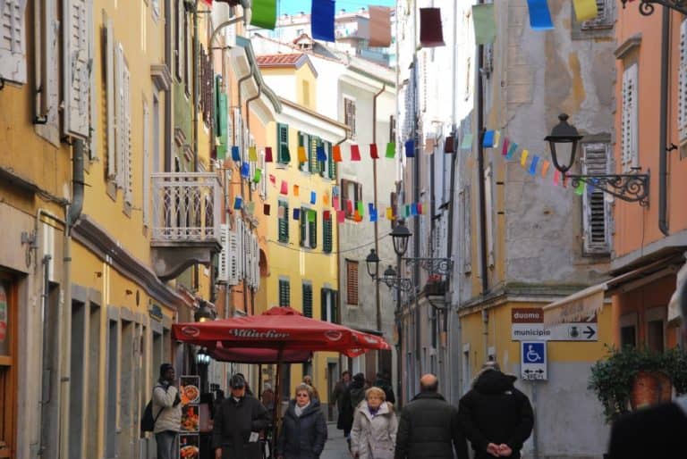 Italy, Muggia – street, Feb. 2014 (Trieste)