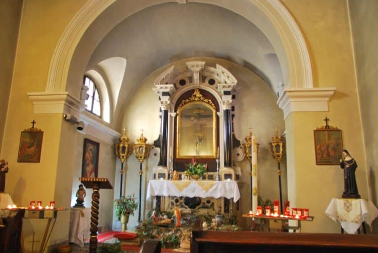 Italy, Muggia – inside church, Feb. 2014 (Trieste)