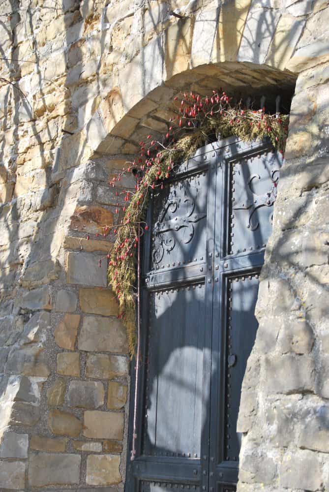 Italy, Muggia – door, Feb. 2014 (Trieste)