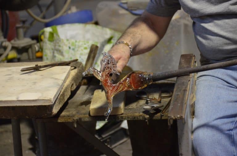 Murano – creazione di un cavallo, Ott.2015 (Venezia)