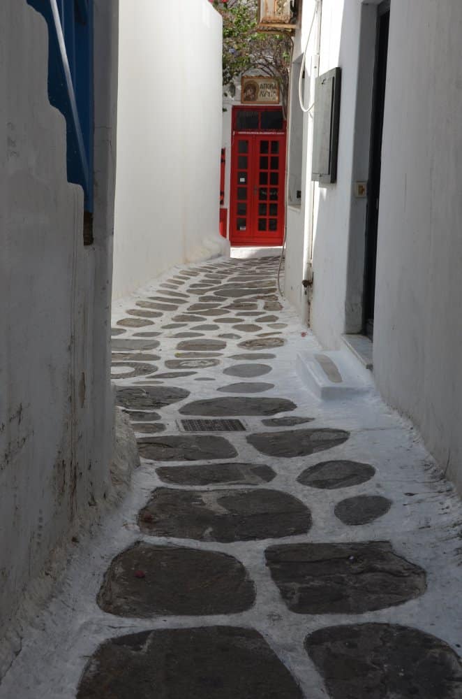 Greece, Mykonos – red door, Sept.2013 (Mykonos)