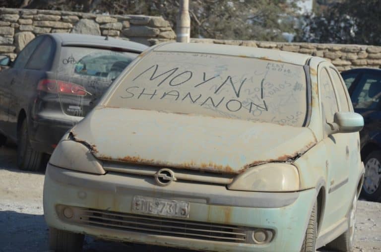 Grecia, Mykonos – macchina, settembre 2013 (Mykonos)