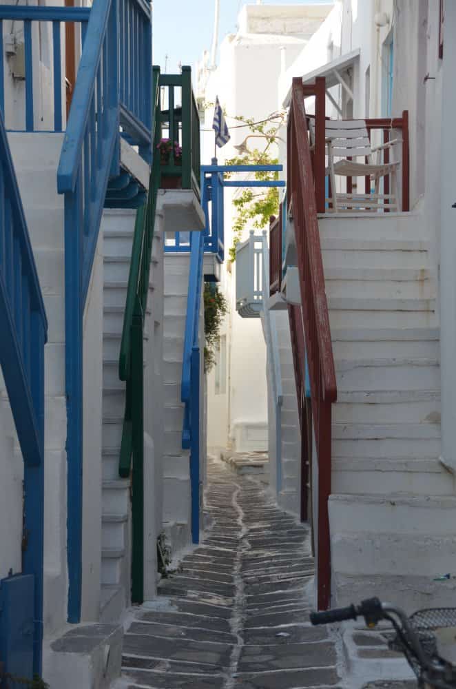 Grecia, Mykonos – molte scale, settembre 2013 (Mykonos)