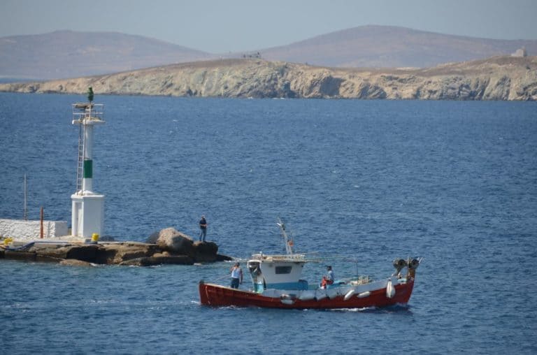 Greece, Mykonos – fishing boat, Aug.2013 (Mykonos)