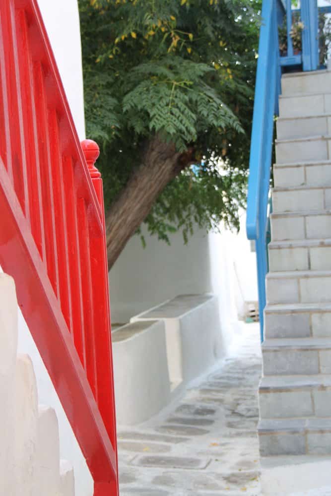 Grecia, Mykonos – blu e rosso, settembre 2013 (Mykonos)