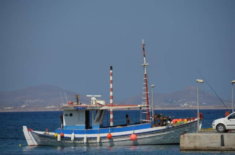 Grecia, Naxos – barca da pesca, agosto 2013 (Naxos)