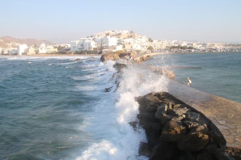 Greece, Naxos – splash, Aug.2013 (Naxos)