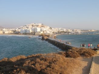 Grecia, Naxos – camminare fra gli spruzzi, agosto 2013