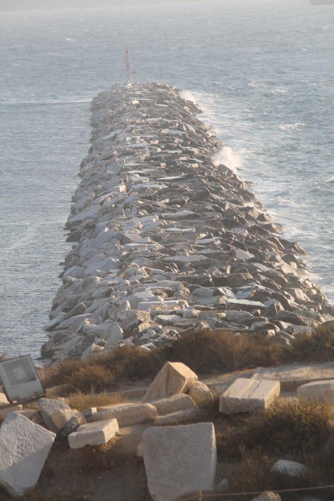 Greece, Naxos – seawall, Aug.2013 (Naxos)