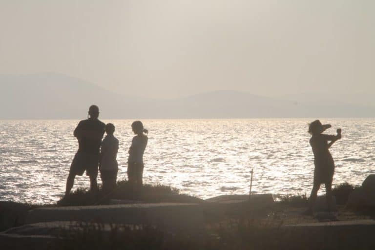 Greece, Naxos – silhouette, Aug.2013 (Naxos)