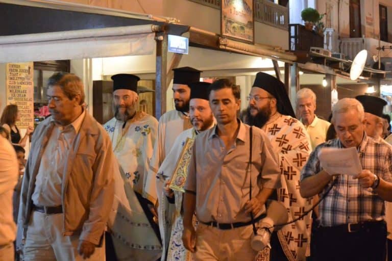 Grecia, Naxos – processione2, agosto 2013 (Naxos)