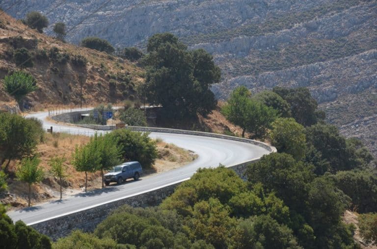 Greece, Naxos, Apiranthos – road, Aug.2013 (Naxos)