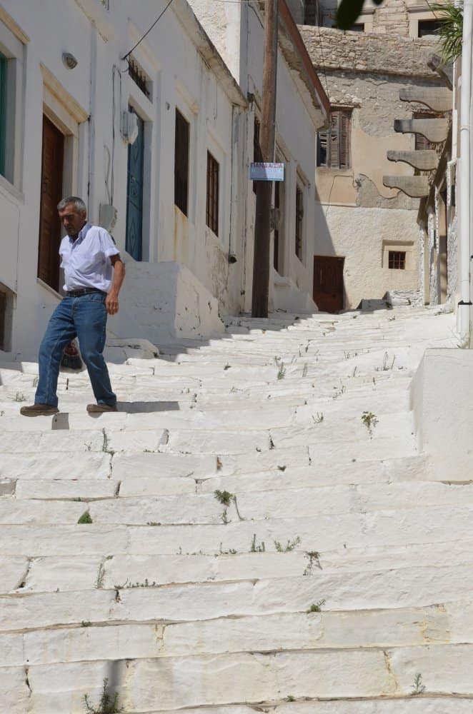 Grecia, Naxos, Apiranthos – scendere, agosto 2013 (Naxos)