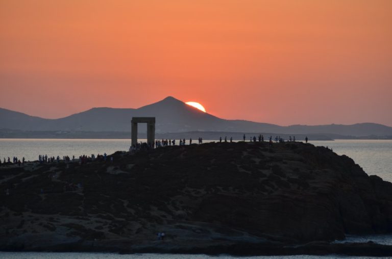 Grecia, Naxos – ultimo spicchio di sole, agosto 2013 (Naxos)