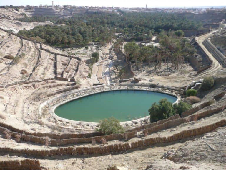 Tunisia, Nefta – water, Dec.2008 (Tozeur)