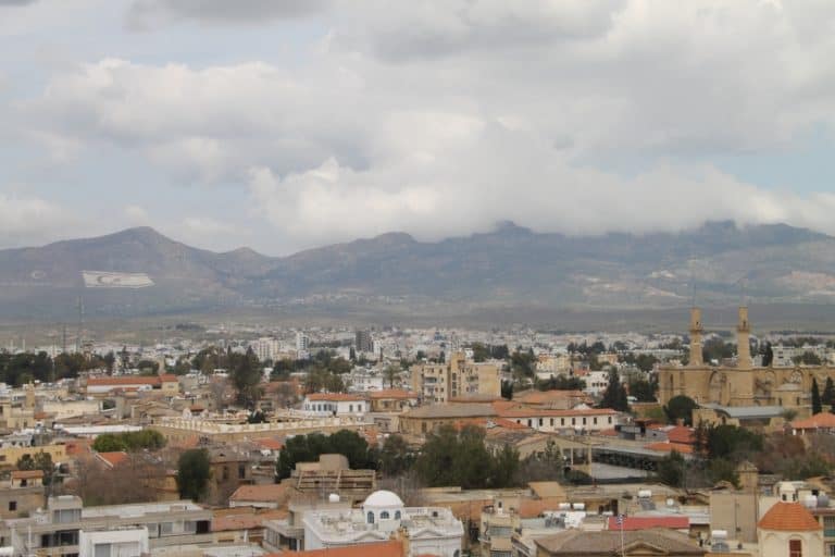 città – vista, Mar.2015 (Nicosia la capitale di Cipro)