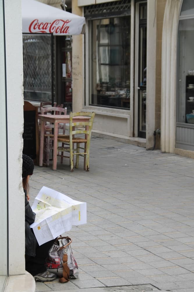 town – reading map, Mar.2015 (Nicosia)