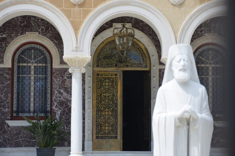 Palazzo dell’Arcivescovo – archi, Mar.2015 (Nicosia la capitale di Cipro)