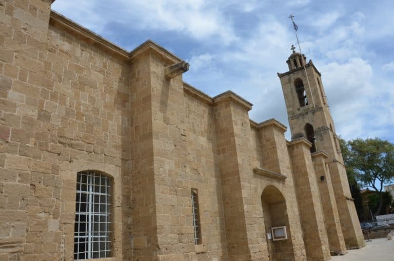 Cattedrale di San Giovanni – edificio semplice, Mar.2015 (Nicosia la capitale di Cipro)
