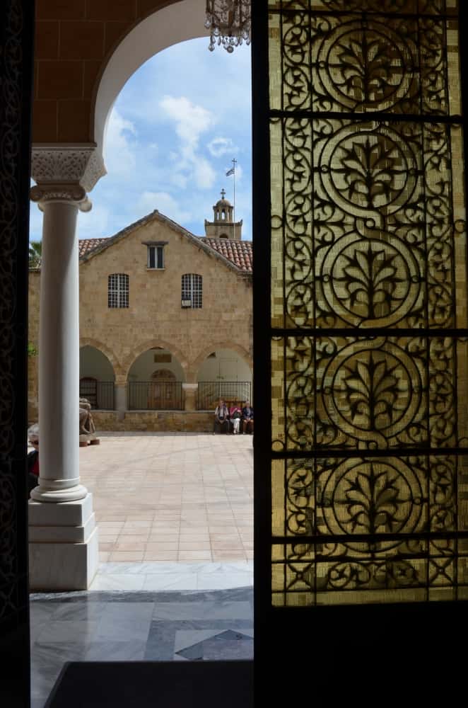 St.John’s Cathedral – from inside the door, Mar.2015 (Nicosia)