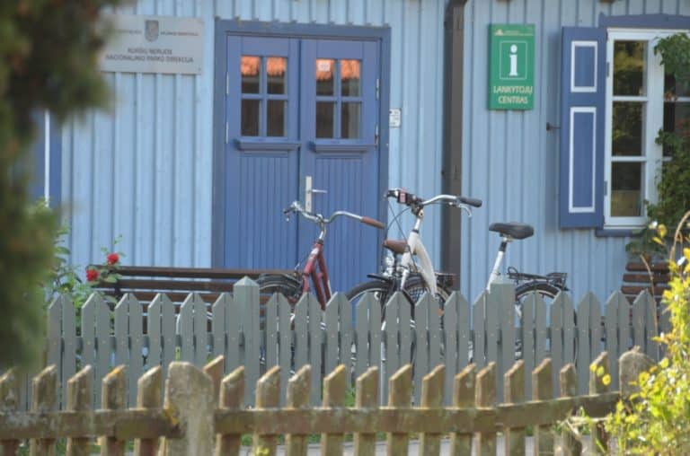 Lithuania, Nida – fences and bicycles, Sept.2014 (Nida)