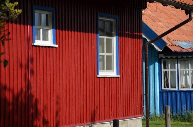 Lithuania, Nida – blue house, red house, Sept.2014 (Nida)