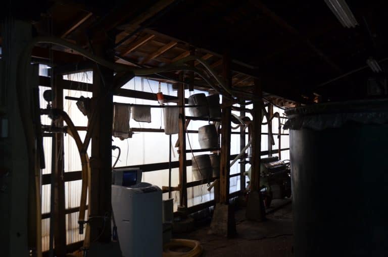 Niigata, sake brewery – old fashioned area, Sept.2016 (Niigata)