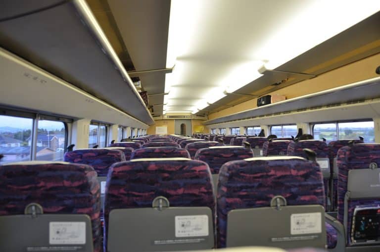 Niigata – inside Shinkansen, Sept.2016 (Niigata)