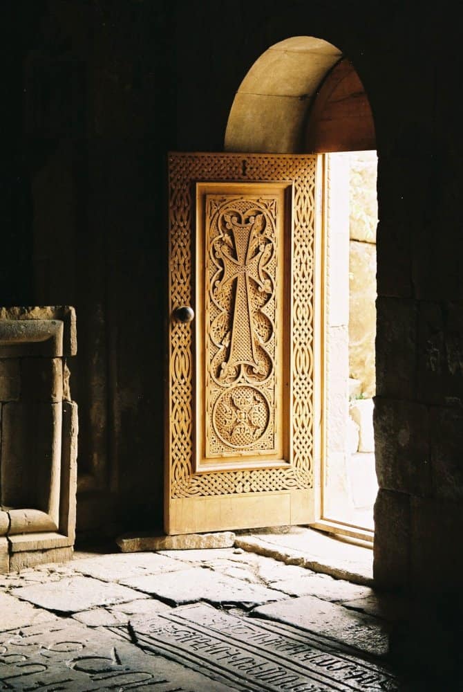Armenia, Noravank – the door, Autumn 2005