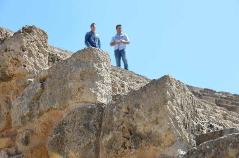 Salamis – stone structure, Apr.2015 (Famagusta)
