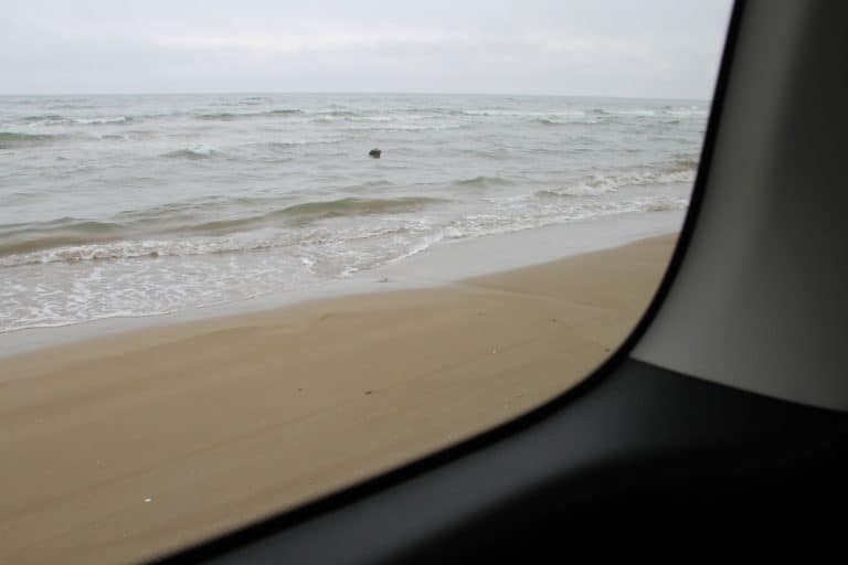Chirihama – from the car window, Mar.2016 (Noto Peninsula)