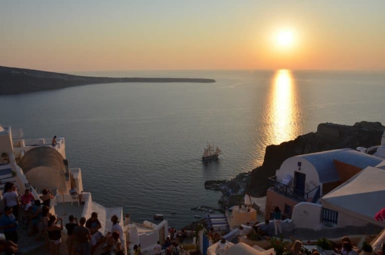 Greece, Santorini, Oia – sunset 7, Aug.2013 (Santorini)