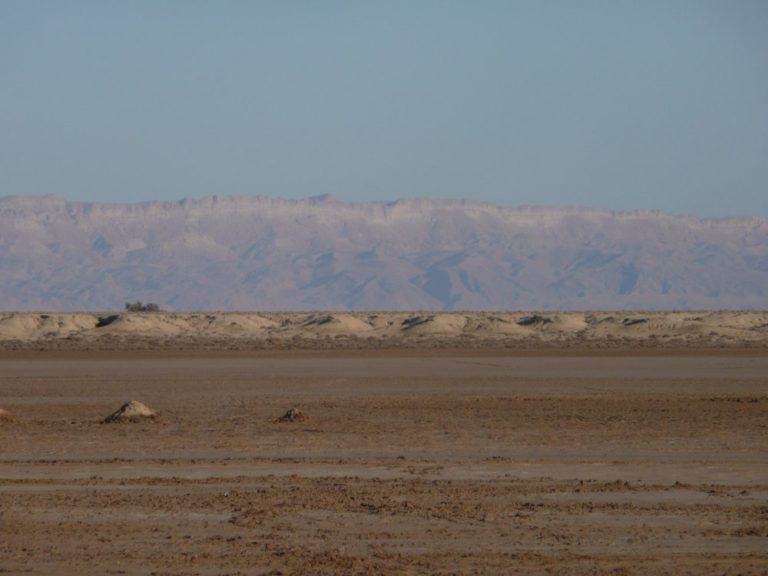 Tunisia, Ong El Jemel – view, Dec.2008 (Tozeur)