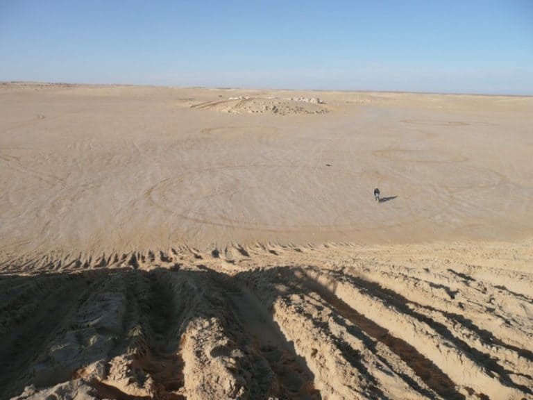 Tunisia, Ong El Jemel – space, Dec.2008 (Tozeur)