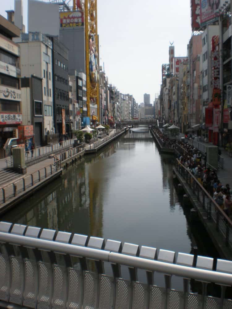 Giappone, Osaka – dal ponte, aprile 2013 (Osaka)
