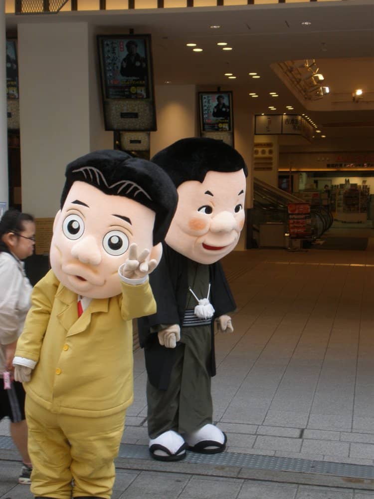 Giappone, Osaka – simpatici pupazzi, aprile 2013 (Osaka)