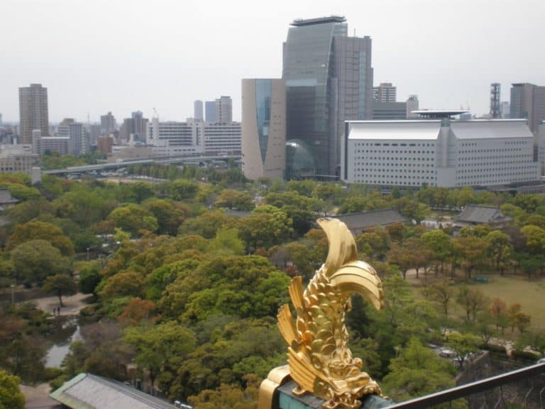 日本、大阪－上からー-2013年4月 (大阪)