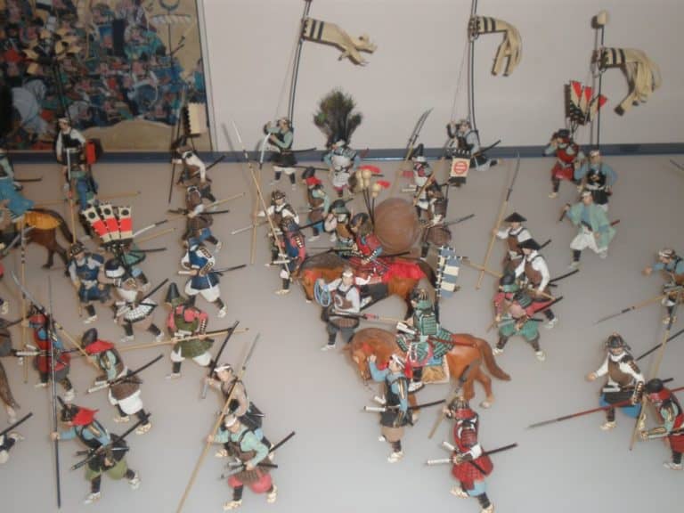 日本、大阪－ミニチュア武士ー-2013年4月 (大阪)