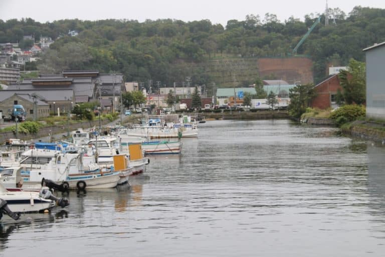 Giappone, Otaru – fine del canale, set. 2014 (Otaru)