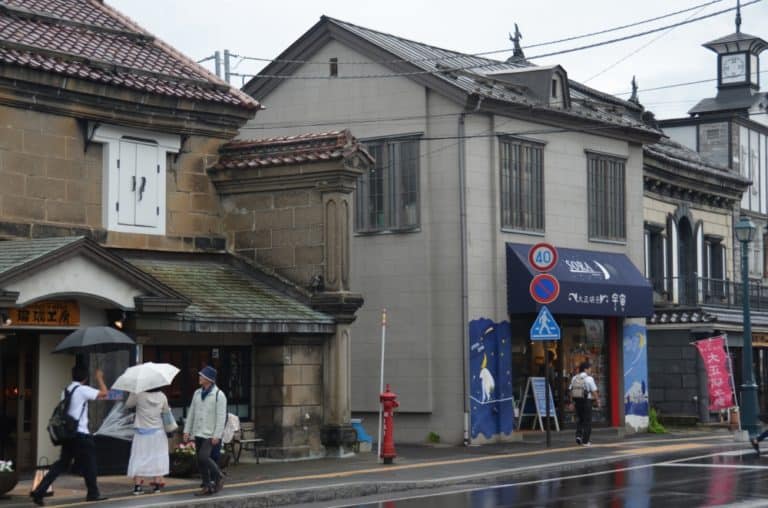 Giappone, Otaru – strada, set. 2014 (Otaru)