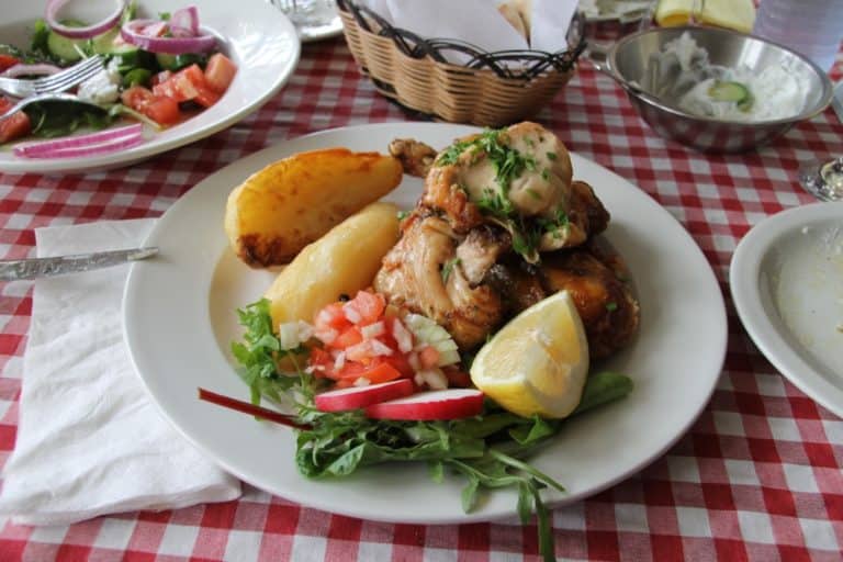 Paphos – chicken dish, Mar.2015 (Paphos)