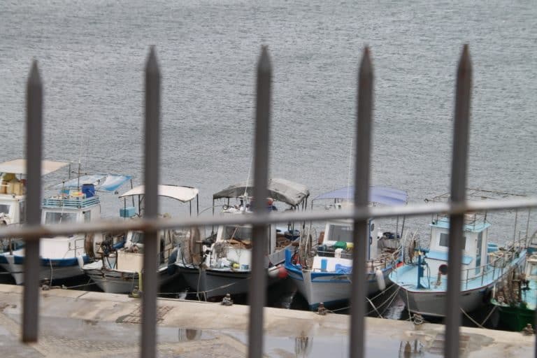 Paphos – barche di pescatori, Mar.2015 (Paphos)