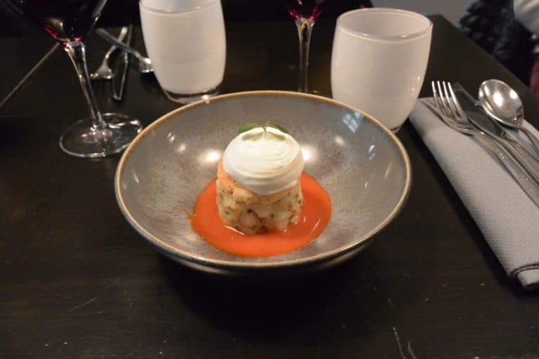 restaurant – dish in Pottoka 6, Mar.2015 (París)