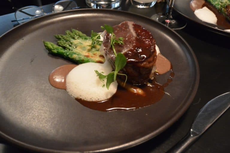 restaurant – dish in Pottoka 3, Mar.2015 (París)