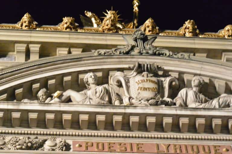 Palais Garnier – outside details, Mar.2015 (París)