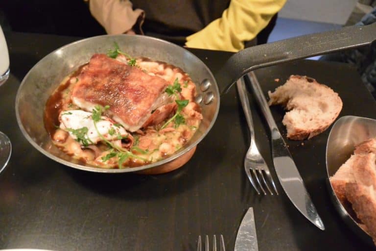restaurant – dish in Pottoka 1, Mar.2015 (París)