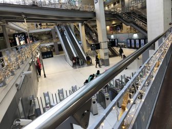 France-Paris-Gare du Nord-metro-empty