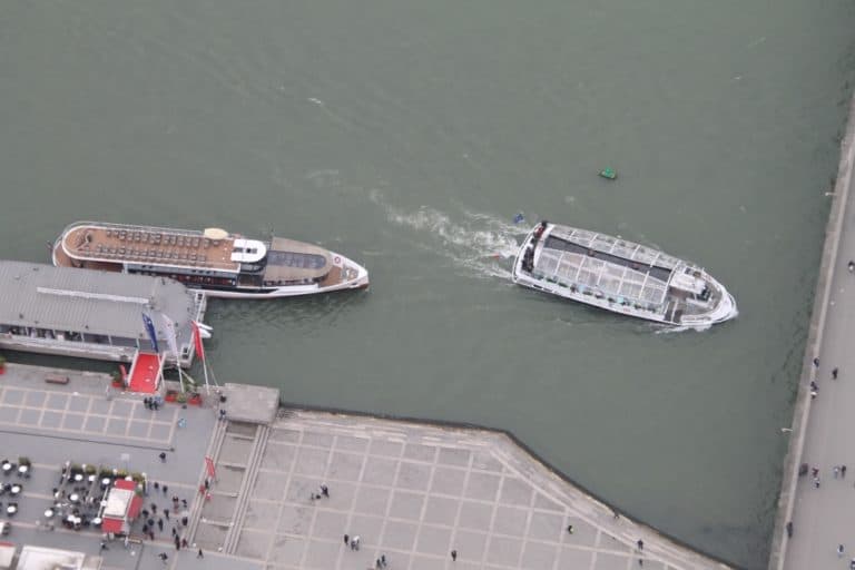 Eiffel Tower and vicinity – boats, Mar.2015 (París)