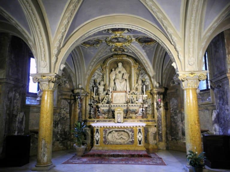Parma – cathedral, underground altar, Mar.2016 (Emilia Romagna)